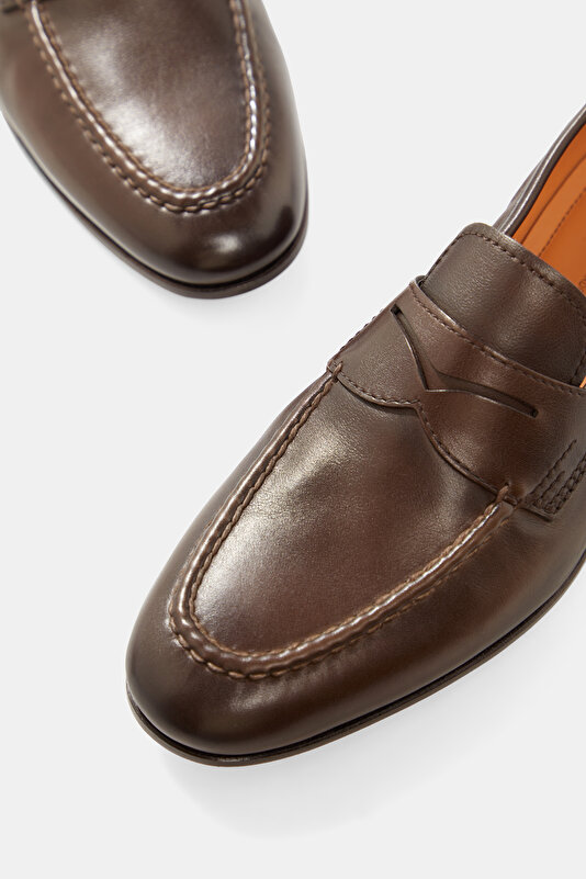 DERİ LOAFER AYAKKABI 4