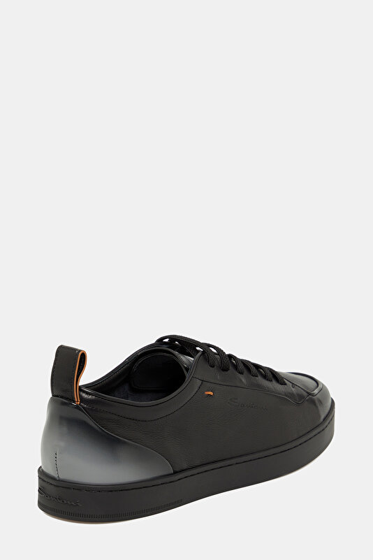 BAĞCIKLI DERİ SNEAKER AYAKKABI 3
