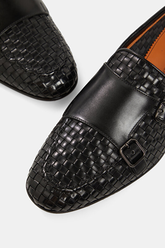 ÇİFT TOKALI ÖRGÜ DERİ LOAFER 4