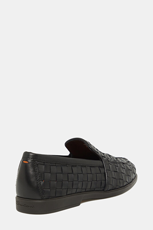ÖRGÜ DERİ LOAFER AYAKKABI 3