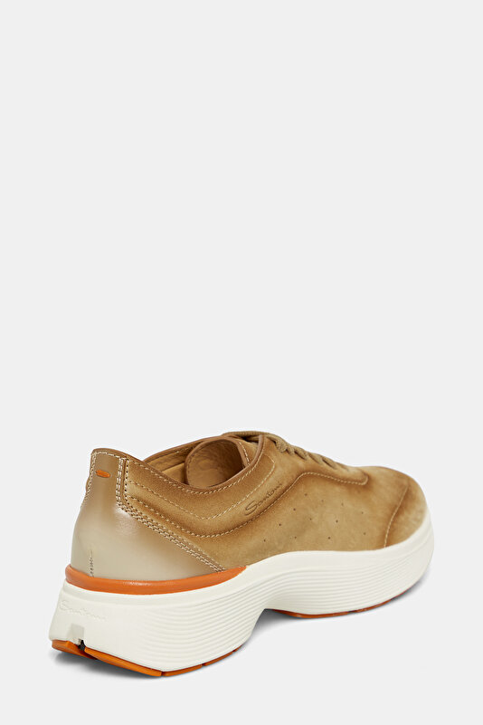 BAĞCIKLI DERİ SNEAKER AYAKKABI 3