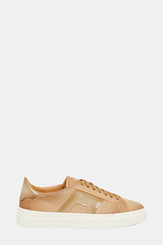 BAĞCIKLI DERİ SNEAKER AYAKKABI