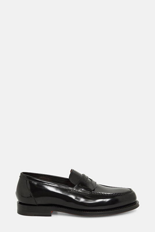 BANTLI DERİ LOAFER AYAKKABI