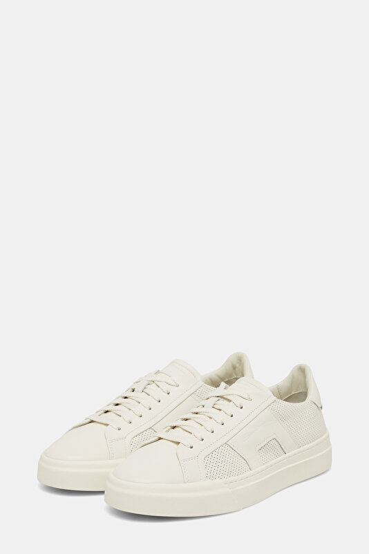 BAĞCIKLI DERİ SNEAKER AYAKKABI 2