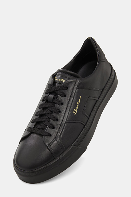 BLACK LEATHER SHOE 4