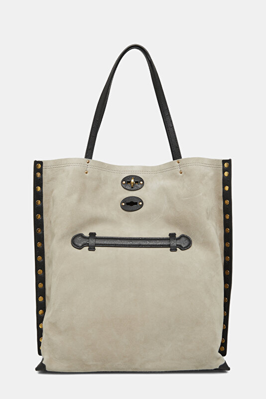 BEIGE SUEDE BAG