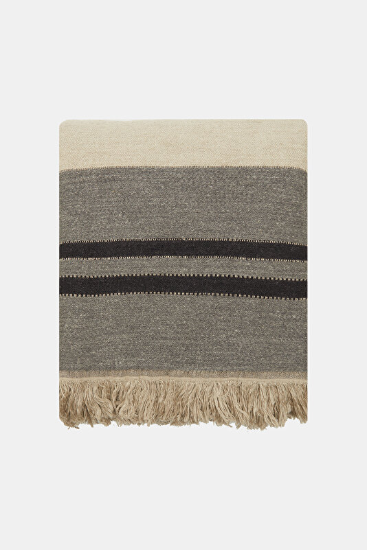 BLACK HOUSE STRIPE BEDSPREAD 280X240C
