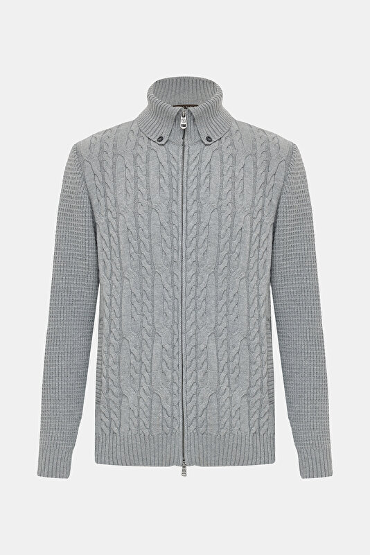 GRAY MELANGE TRICOT