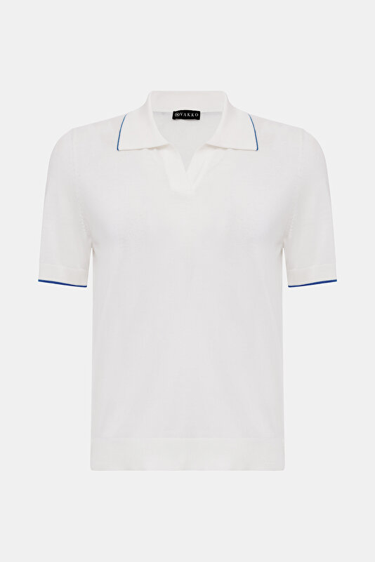 BLUE POLO NECK TRICOT 4