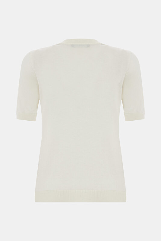 ECRU BASIC / ROUND NECKLINE TRICOT 2