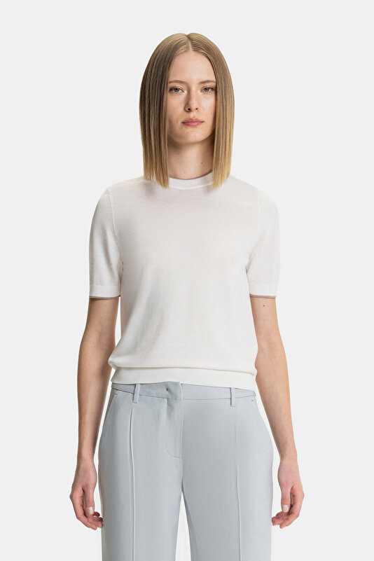 NATURAL BASIC / ROUND NECKLINE TRICOT