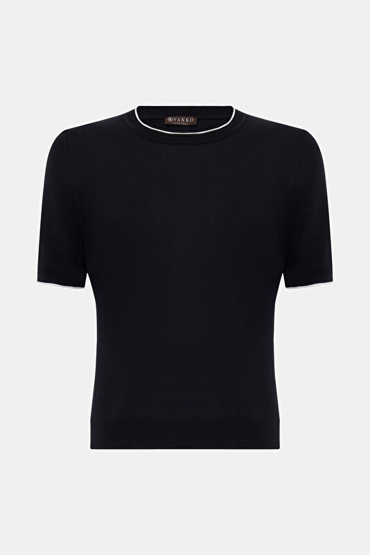 WHITE BASIC / ROUND NECKLINE TRICOT 4