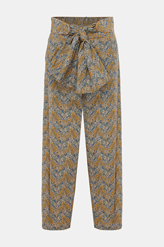 MULTICOLOR FLORAL PATTERN TROUSERS 3