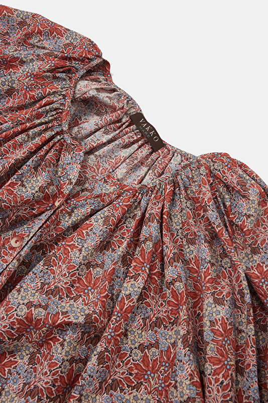 MULTICOLOR 3/4 SLEEVES DRESS 3