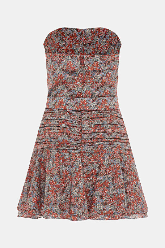 MULTICOLOR SLEEVELESS SHORT DRESS 2