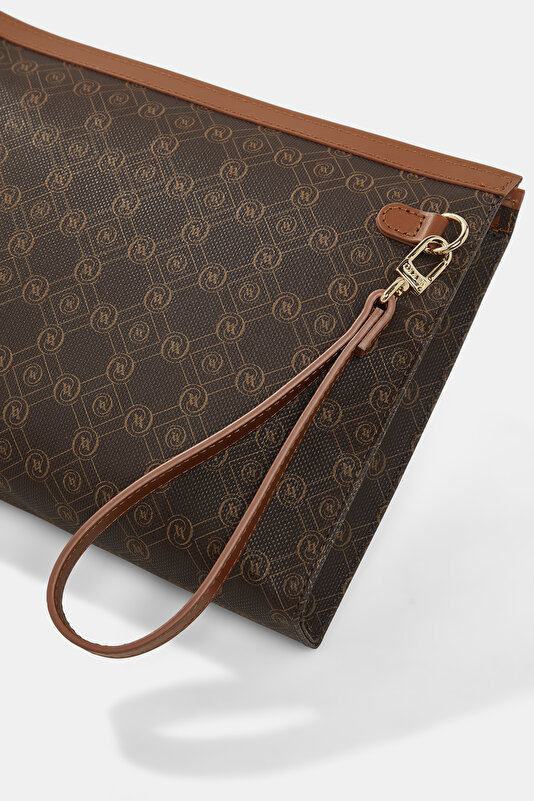 CAMEL MONOGRAM BAG 4