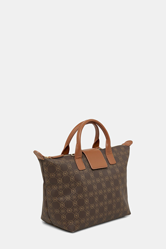 CAMEL MONOGRAM BAG 3