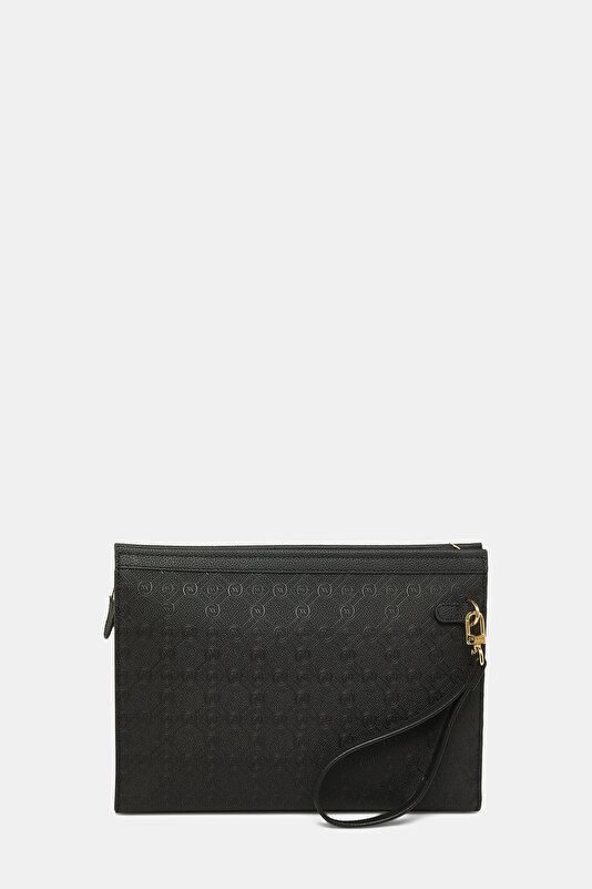 BLACK MONOGRAM BAG 3