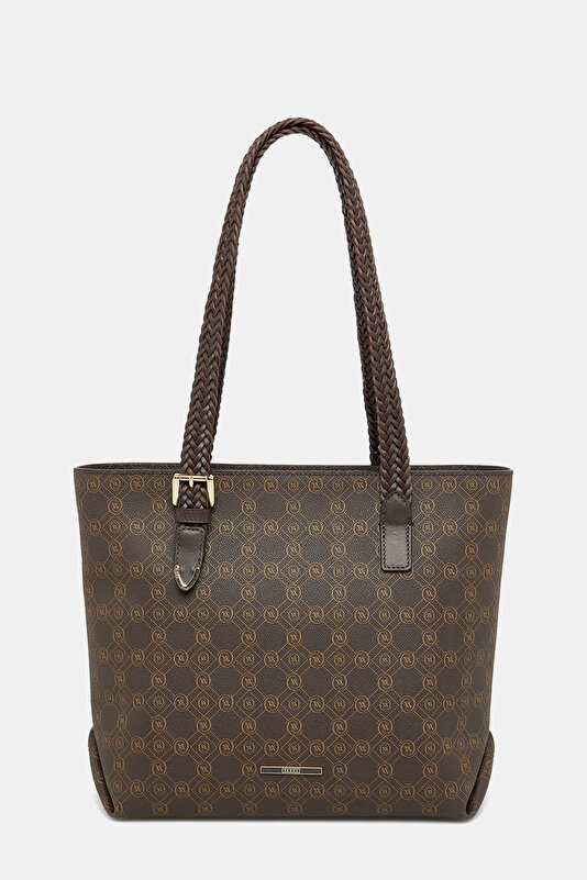 KAHVE MONOGRAM ÇANTA
