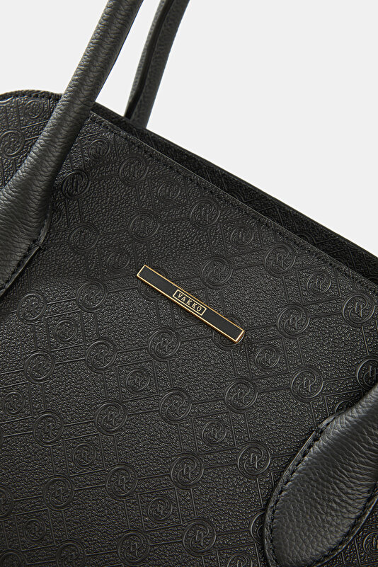 BLACK MONOGRAM BAG 4