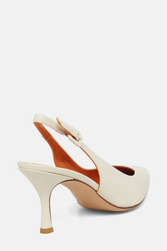 ECRU LEATHER SHOE 3