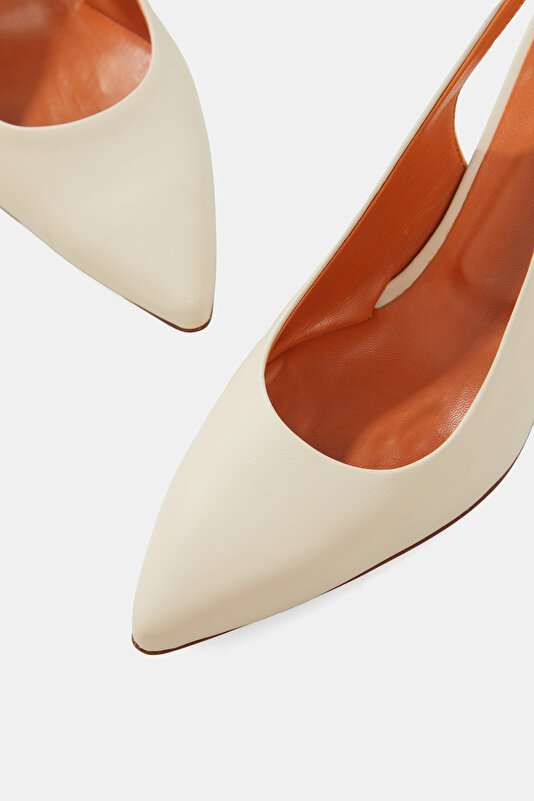 ECRU LEATHER SHOE 4