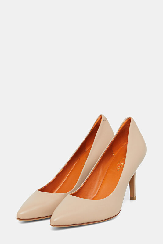 BEIGE LEATHER SHOE 2