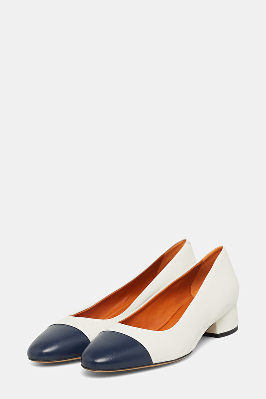 ECRU LEATHER SHOE 2