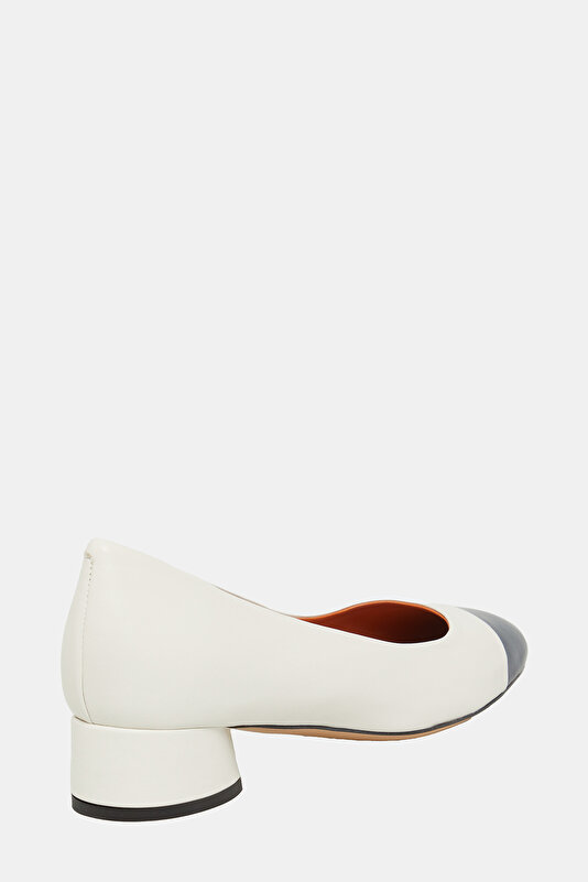 ECRU LEATHER SHOE 3