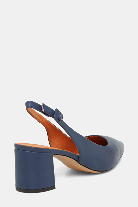 NAVY BLUE LEATHER SHOE 3