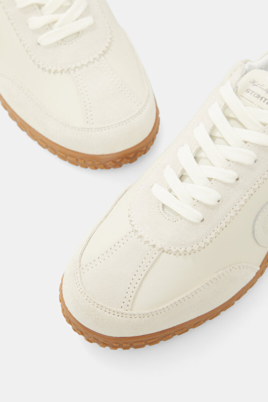 ECRU LEATHER SHOE 4