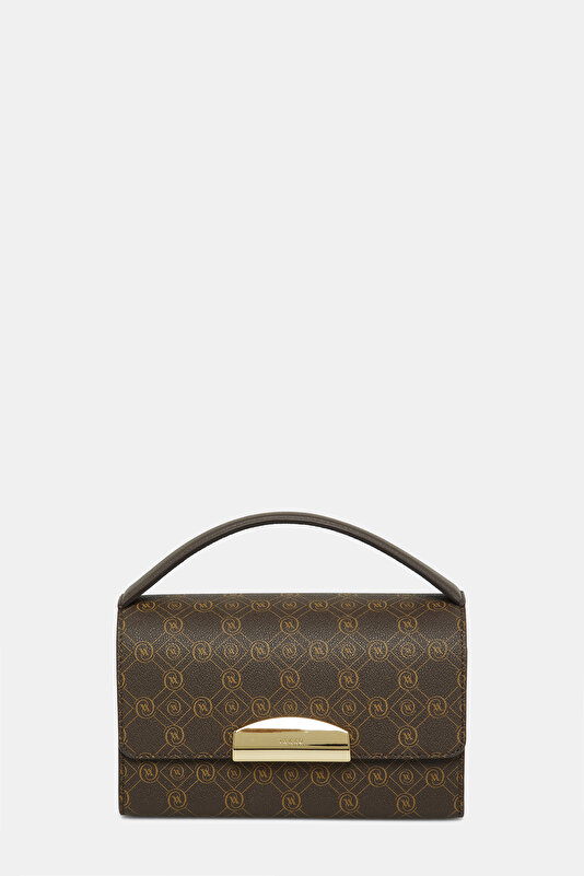 KAHVE MONOGRAM ÇANTA