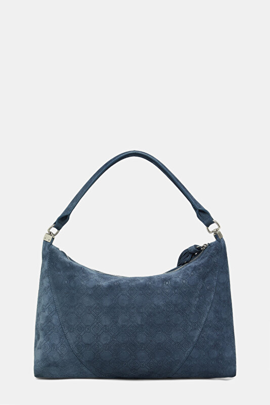 LACİVERT MONOGRAM DERİ ÇANTA 3