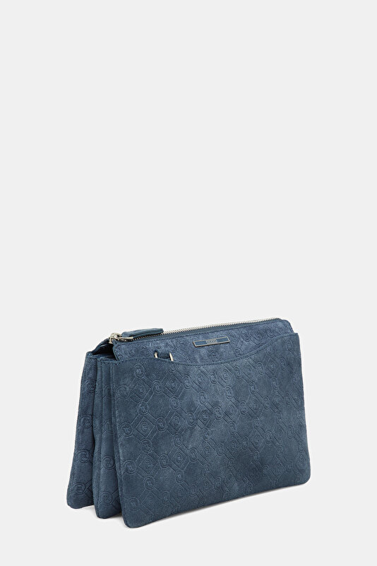 LACİVERT MONOGRAM DERİ ÇANTA 3