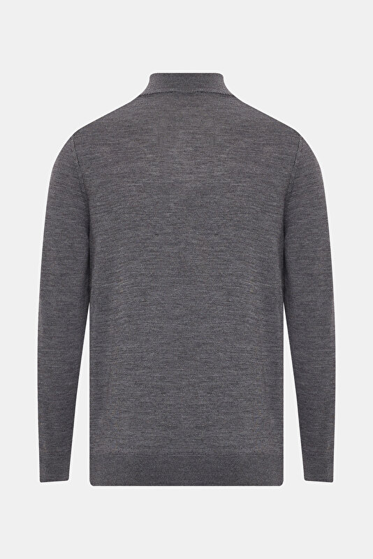 GREY UPRIGHT COLLAR TRICOT 2