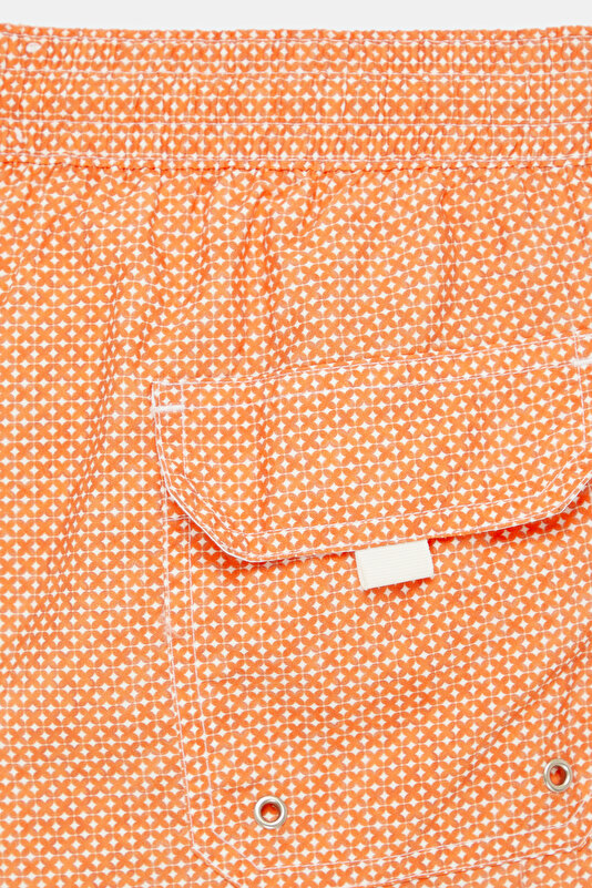 WHITE MICRO PATTERNED SWIMSUIT 3