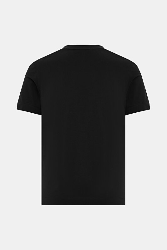 BLACK BICYCLE COLLAR SHORT SLEEVE TSHIRT 2