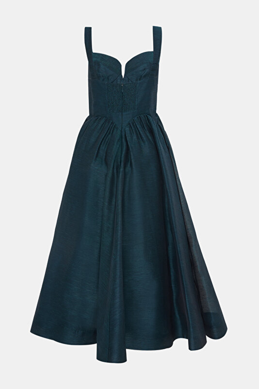 DARK GREEN DRESS 2