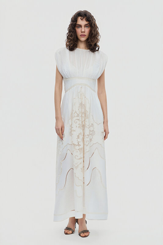 CREAM DRESS