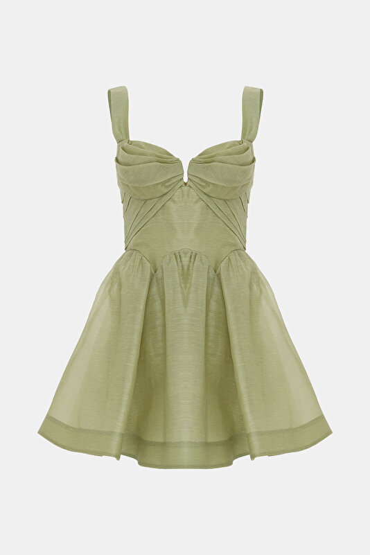 LIGHT GREEN DRESS