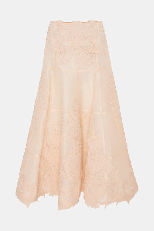 LIGHT ORANGE SKIRT 3