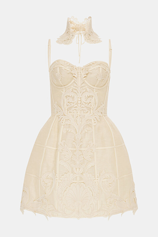 CREAM DRESS 4