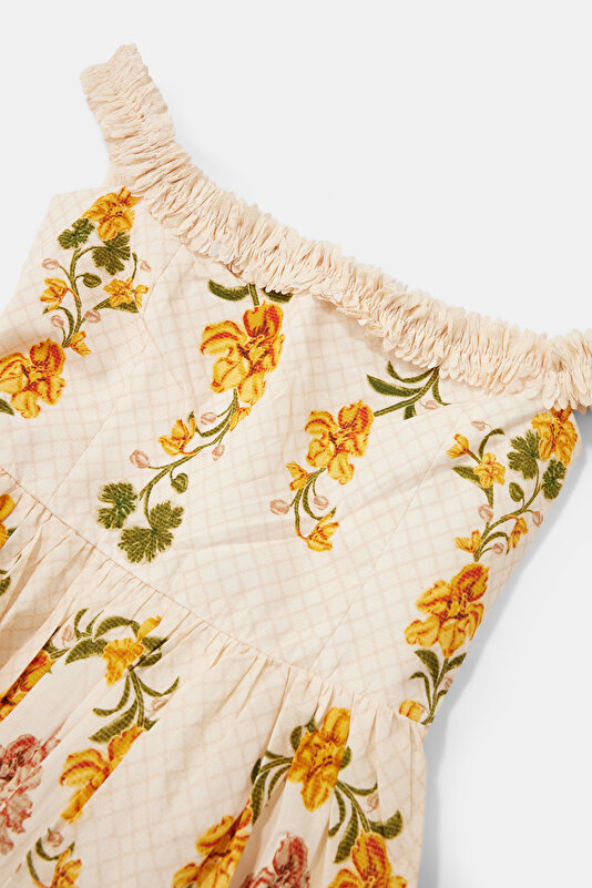 MULTICOLOR FLORAL PATTERN MINI DRESS 3