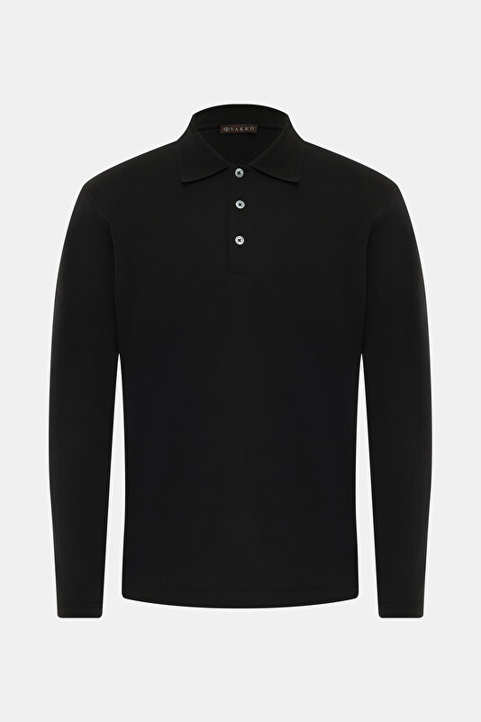 UZUN KOL POLO YAKA T-SHIRT