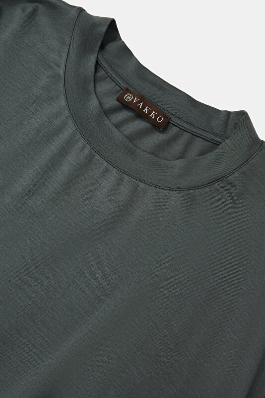 GREEN BICYCLE COLLAR LONG SLEEVE TSHIRT 3