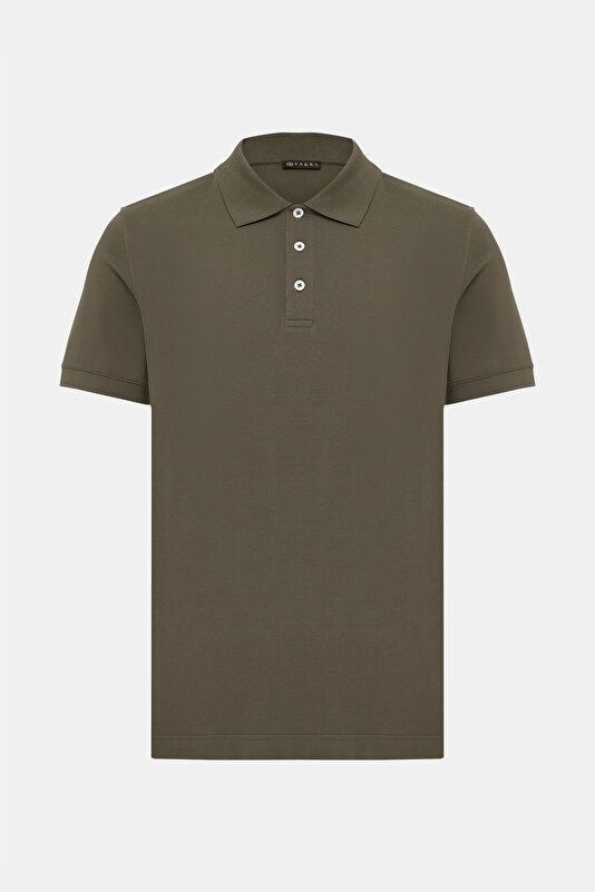 POLO DÜĞMELİ YAKA KISA KOL T-SHIRT