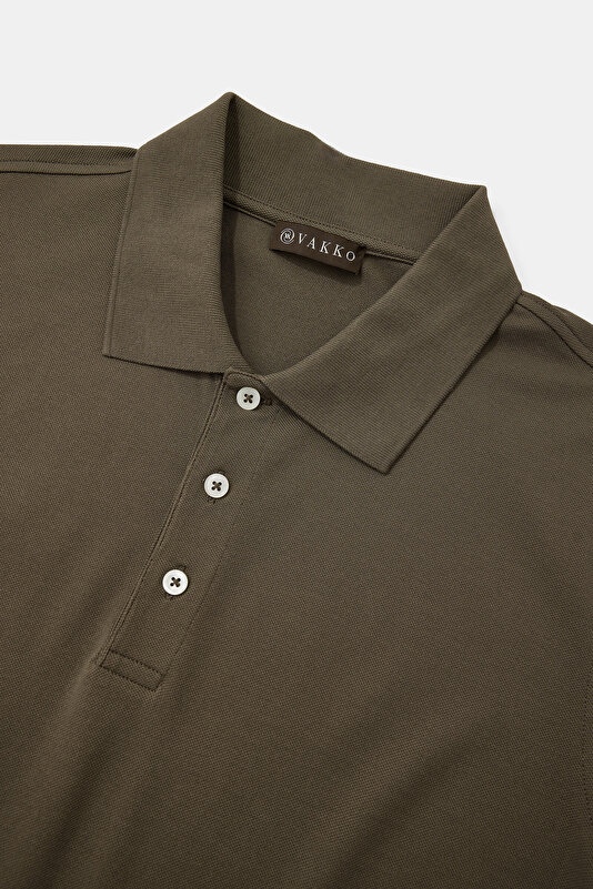 POLO DÜĞMELİ YAKA KISA KOL T-SHIRT 3