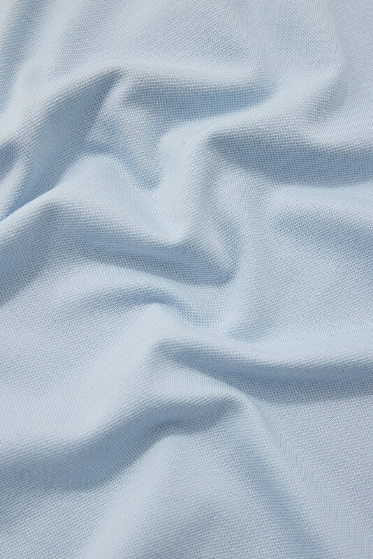 LIGHT BLUE POLO NECK SHORT SLEEVE TSHIRT 4