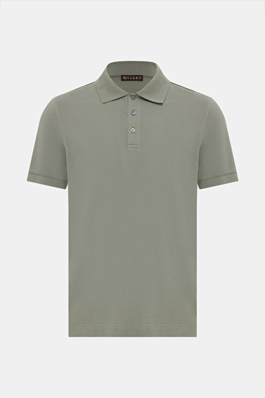 POLO DÜĞMELİ YAKA KISA KOL T-SHIRT
