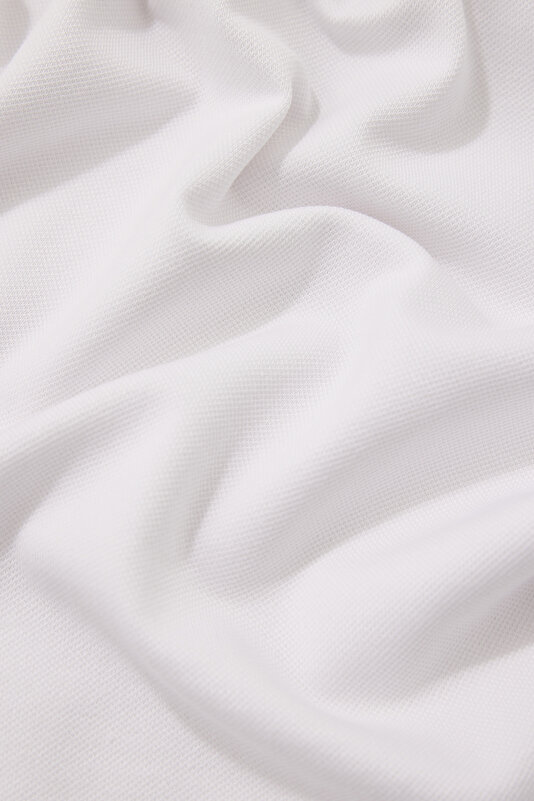 WHITE POLO NECK SHORT SLEEVE TSHIRT 4